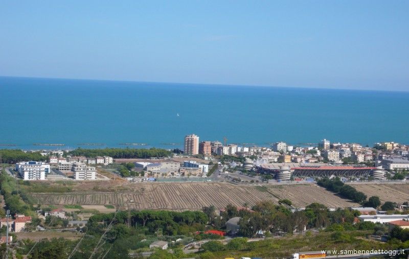 Una parte della zona Brancadoro a San Benedetto: una delle aree non edificate che potrebbero essere ritenute strategiche per l'operazione 